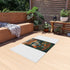 Camping Family Outdoor Rug, Cozy Camp Mat, RV Decor, Family Gathering Accessories, Outdoor Living Essentials
