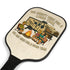 Pickleball Paddle Set with Campfire Design - Fun Outdoor Sport Gear