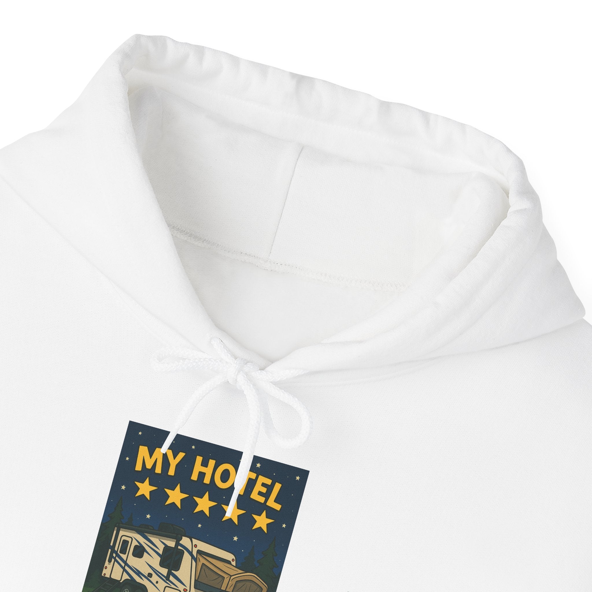 Cozy Camping Hoodie - My Hotel, Outdoor Adventure Apparel, Travel Gift, Nature Lovers Sweatshirt, Camping Gear