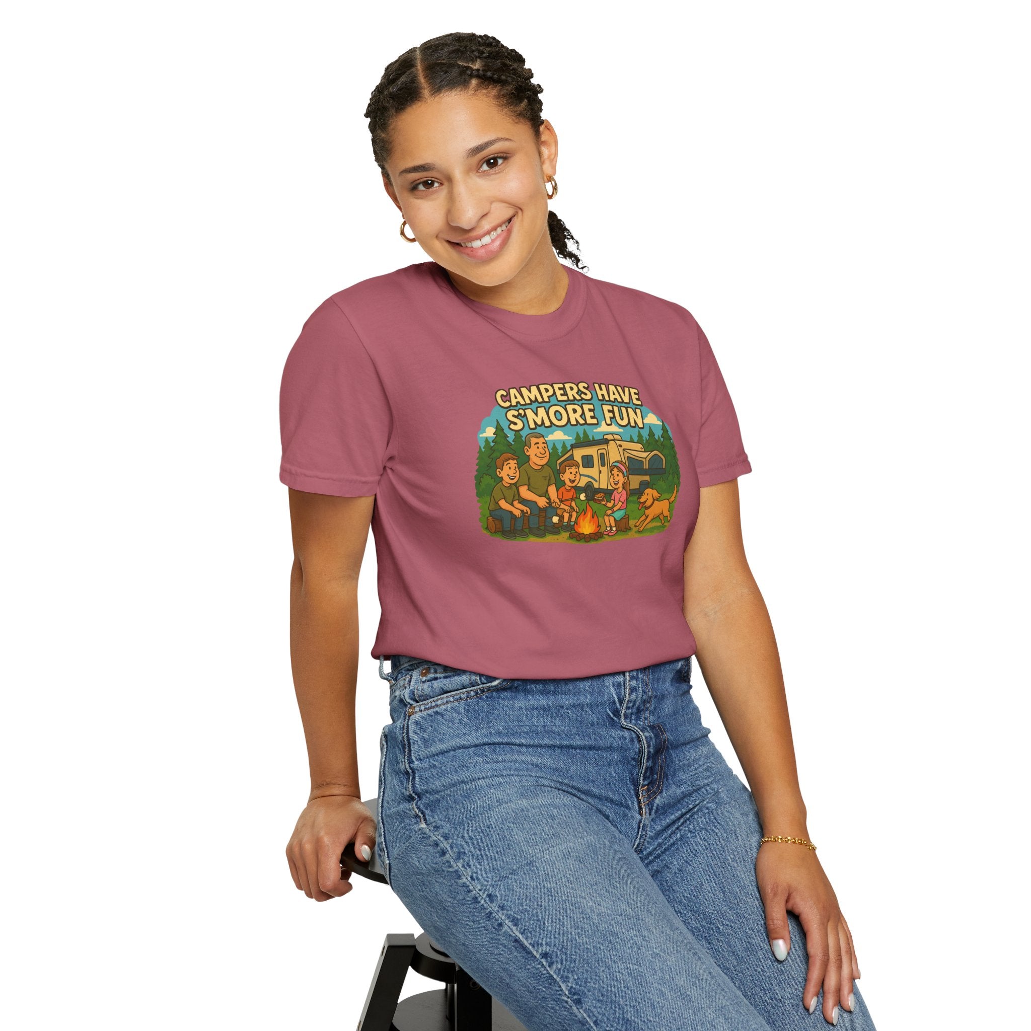Camping T-Shirt for Outdoor Lovers, Perfect Gift for Campers, Adventure Tee, Vacation Shirt, Summer Fun Merchandise