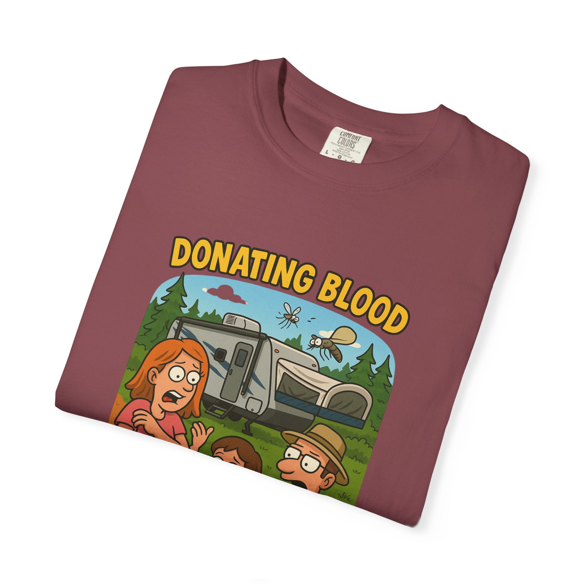 Playful Donation Humor Tee for Blood Donors, Perfect for Fundraisers, Special Events, Gifts, and Everyday Wear