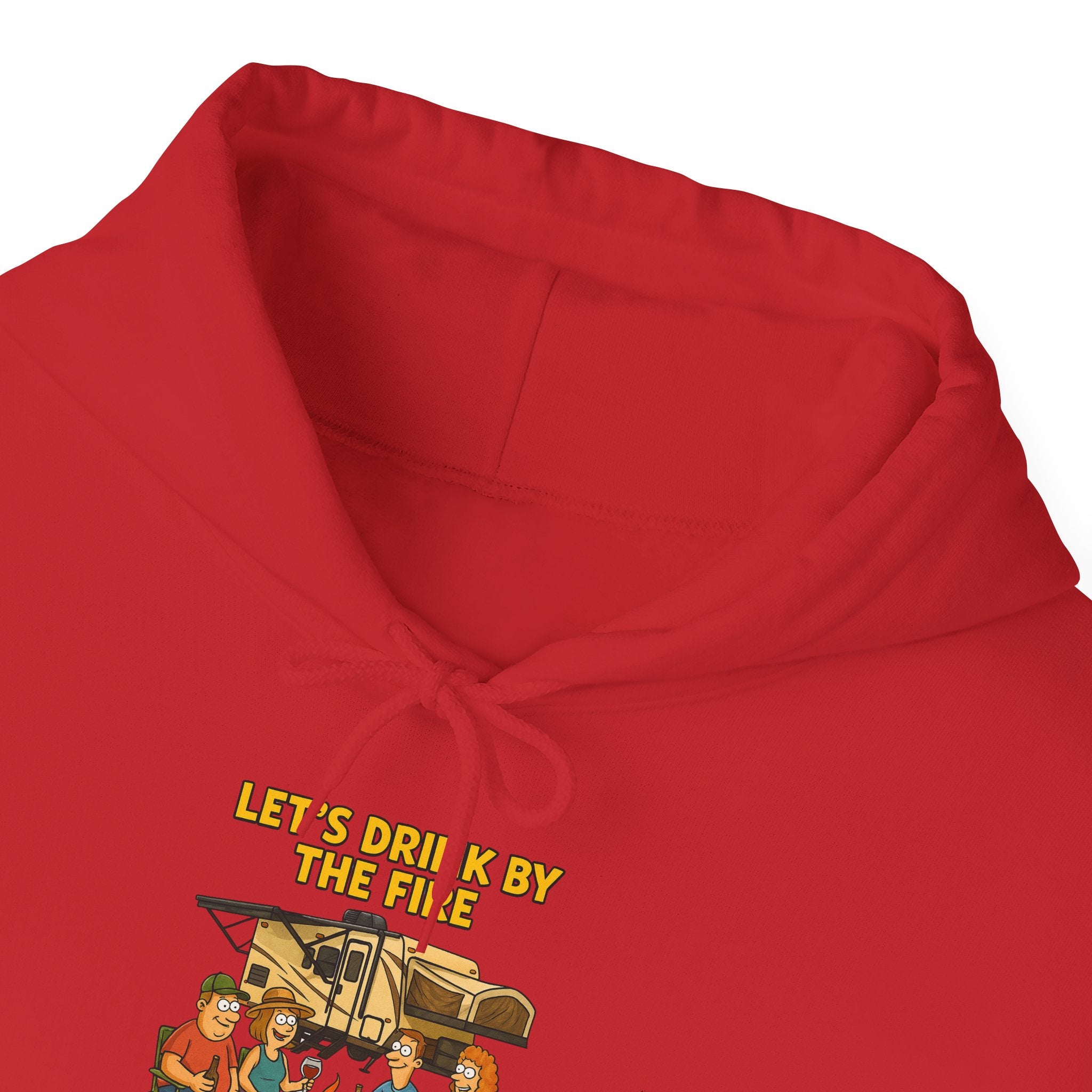 Cozy Family Gathering Hoodie - Let's Make Memories by the Fire, Family, Friends, Campfire, Gift, Holiday