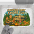 Camping Bath Mat - Fun Campers Design, Outdoor Decor, S'mores Lovers Gift, Bathroom Accessory, Family Camping Theme