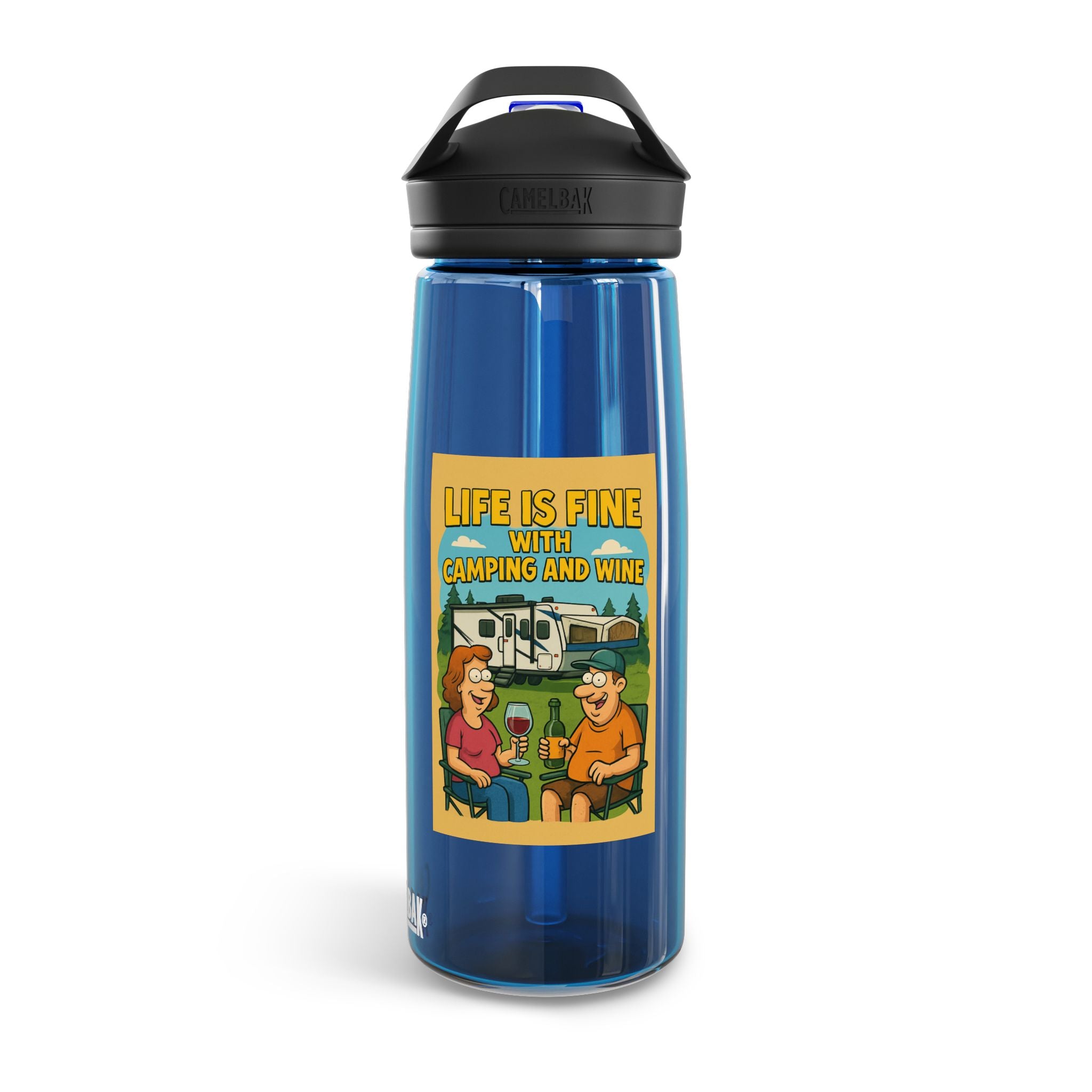 Camping & Wine Water Bottle, Outdoor Hydration, Gifts for Campers, Travel Bottle, Summer Adventures, Eco-Friendly Hydration