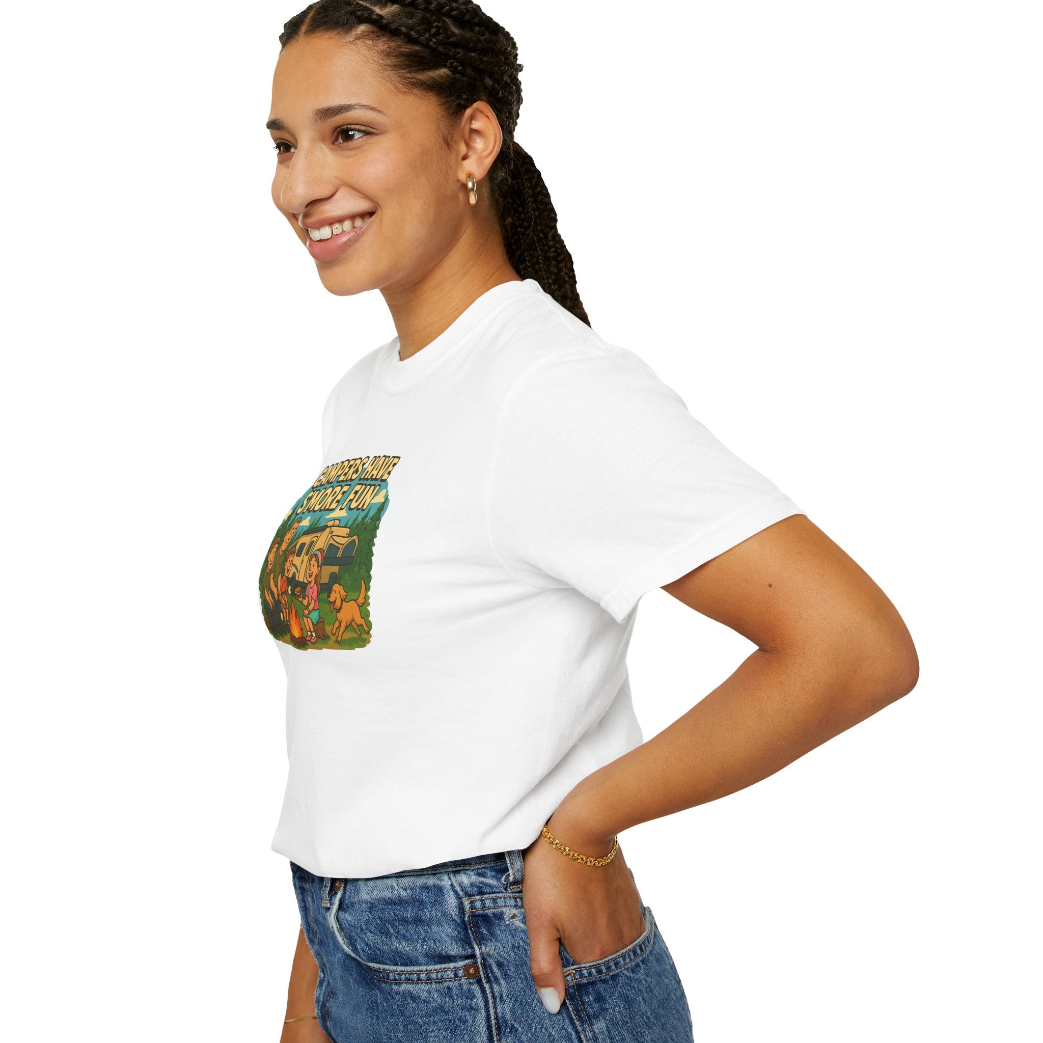 Camping T-Shirt for Outdoor Lovers, Perfect Gift for Campers, Adventure Tee, Vacation Shirt, Summer Fun Merchandise