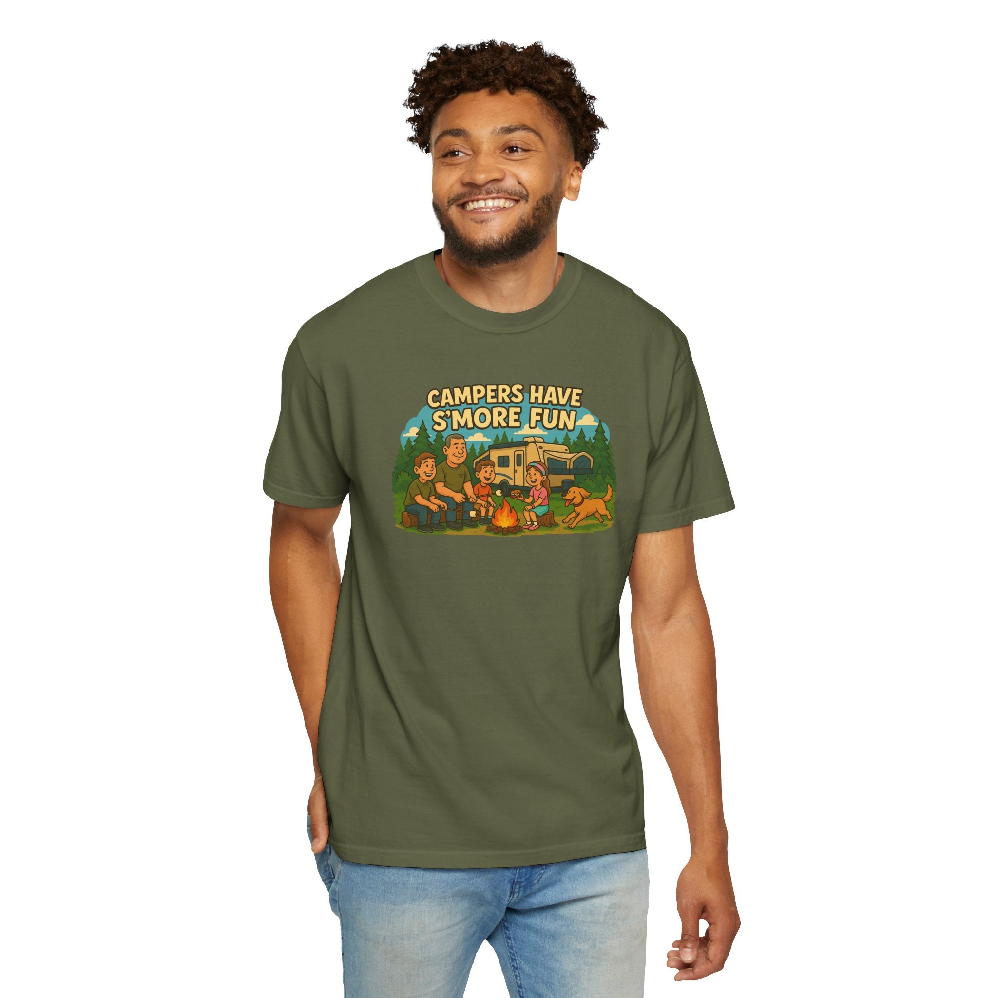 Camping T-Shirt for Outdoor Lovers, Perfect Gift for Campers, Adventure Tee, Vacation Shirt, Summer Fun Merchandise