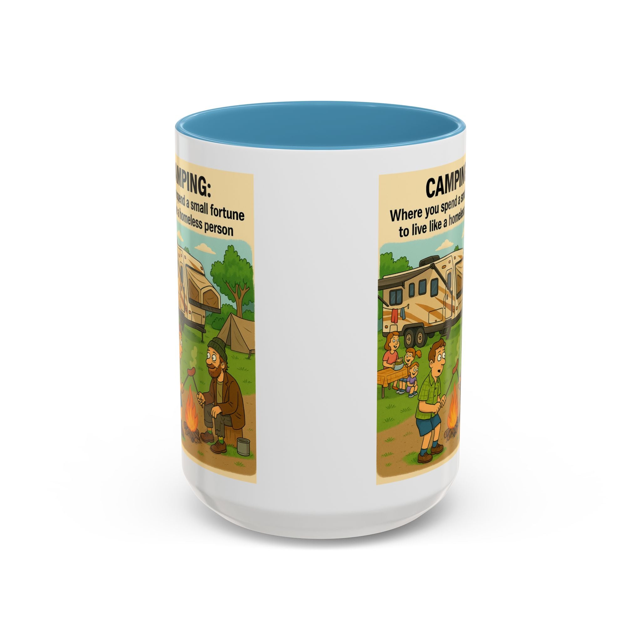 Camping Humor Coffee Mug, Hilarious Campfire Gift, Funny Mug for Outdoors Lovers, Adventure Lover's Coffee Cup, Unique Camping Present
