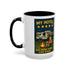Camping-Themed Accent Coffee Mug | Perfect for RV Lovers, Campers, Travelers, Cozy Nights, Outdoor Adventures, Unique Gift Ideas