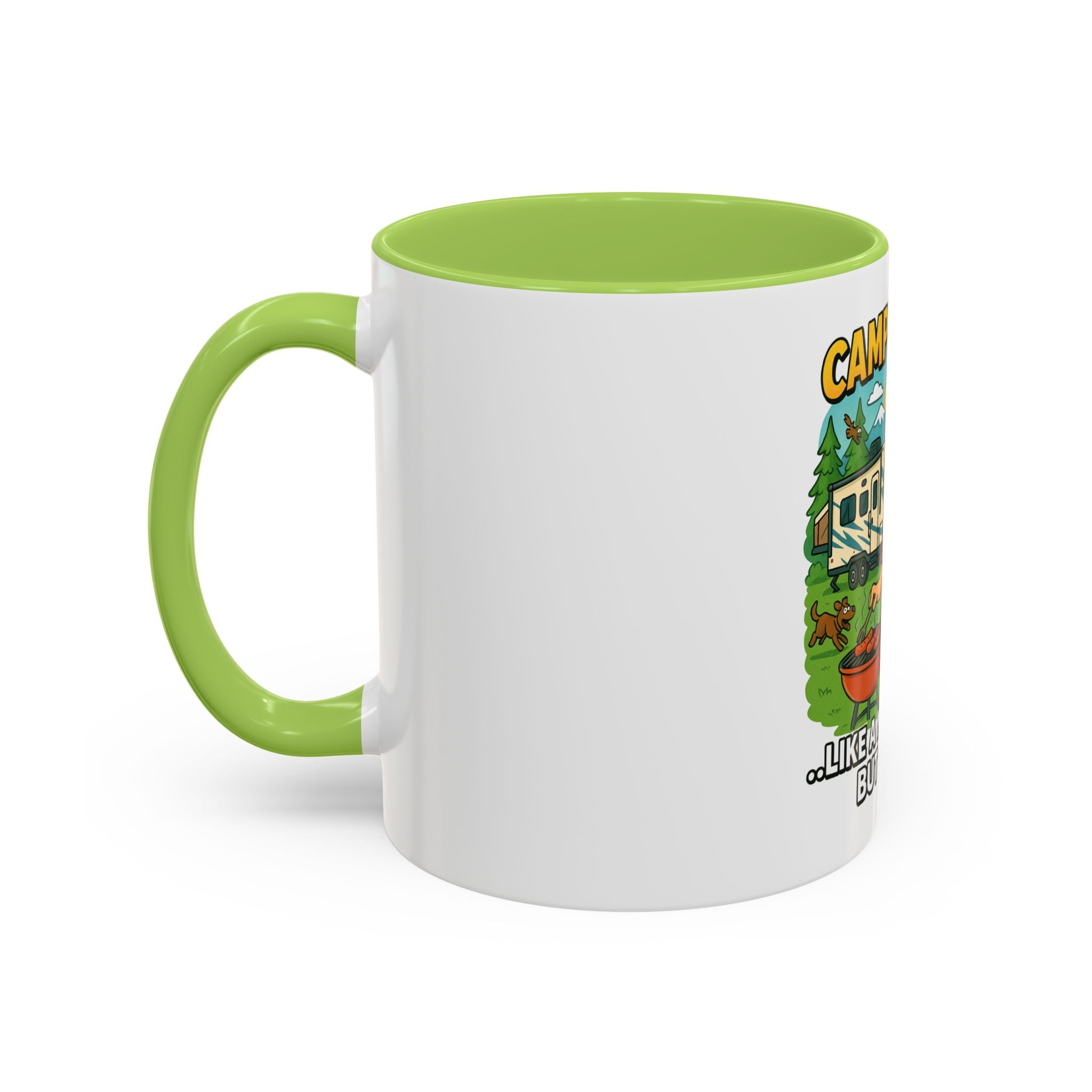 Cool Camping Dad Coffee Mug - Fun Outdoor Adventure Gift