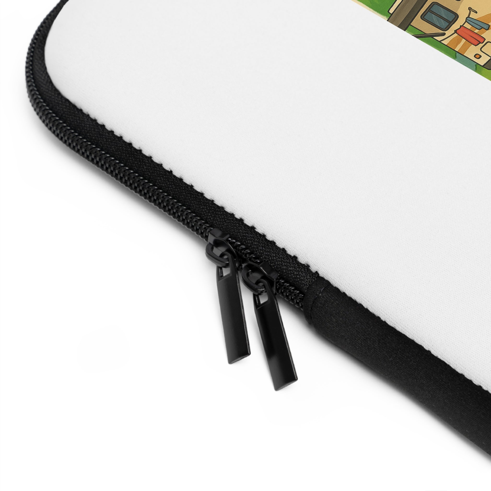 Camping Adventure Laptop Sleeve - Fun Outdoor Design, Computer Case for Nature Lovers, Gift for Campers, Unique Accessories