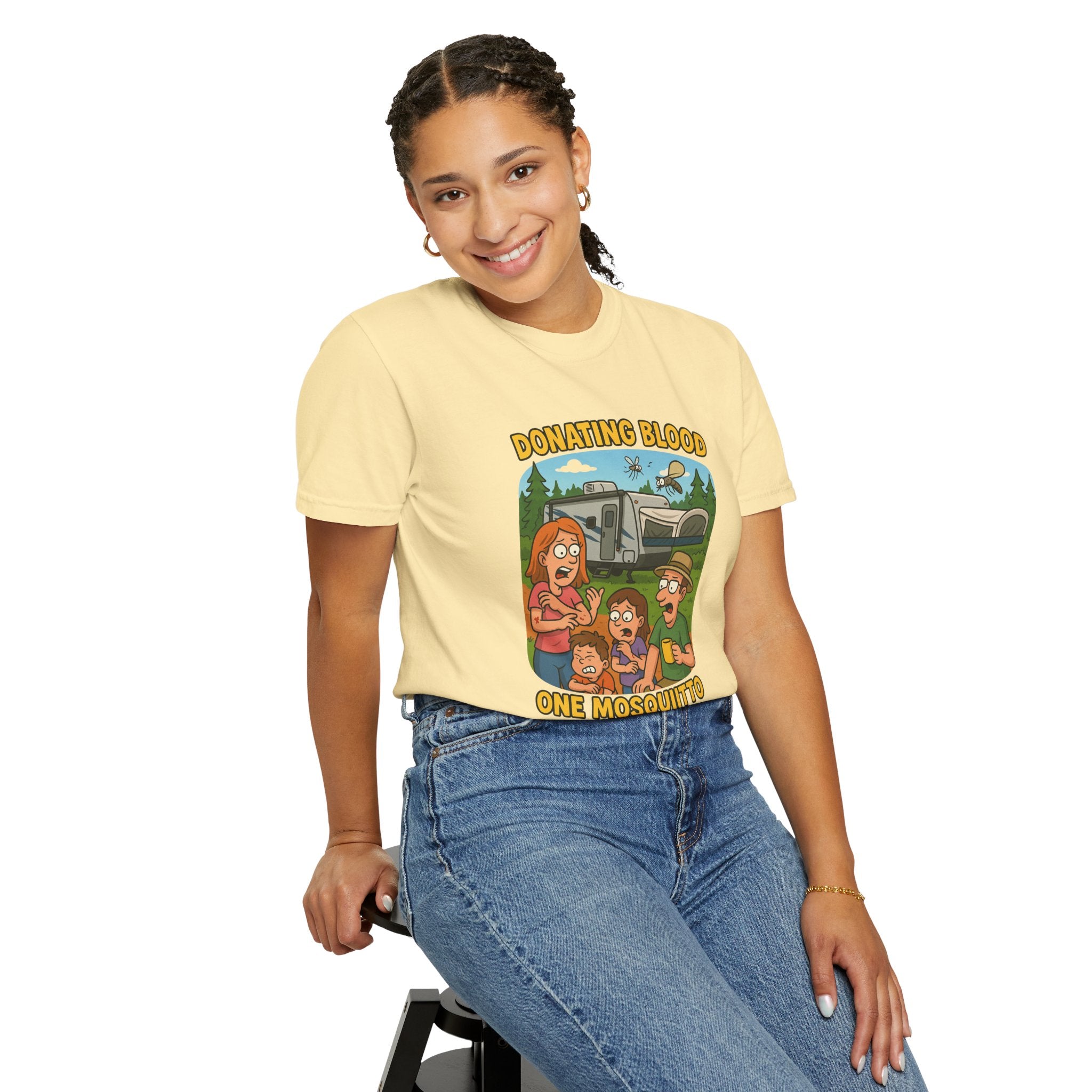 Playful Donation Humor Tee for Blood Donors, Perfect for Fundraisers, Special Events, Gifts, and Everyday Wear