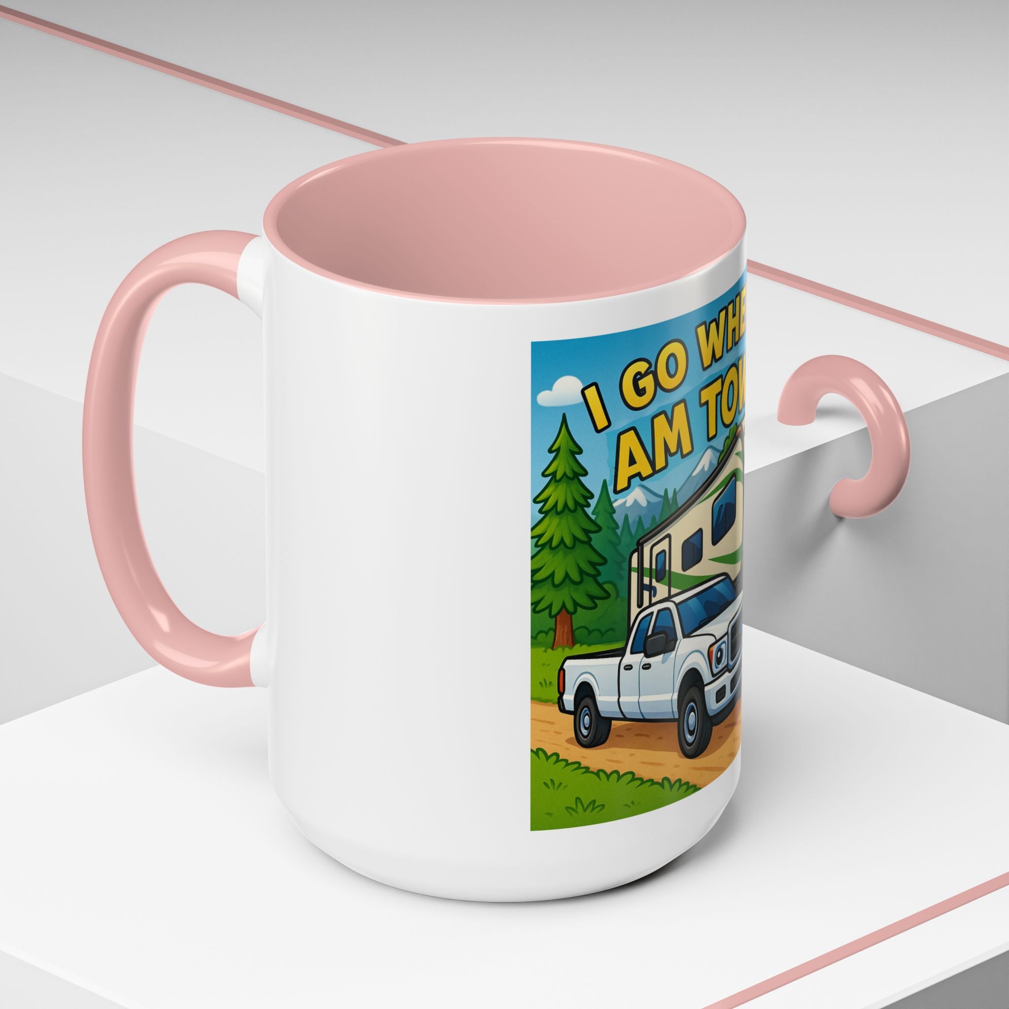 Adventure Camping Coffee Mug, RV Lover Gift, Hiking Mug, Travel Enthusiast Ceramic Cup, Nature Lover Drinkware