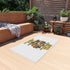 Outdoor Campfire Rug - Fun Camping Decor, RV Accessories, Family Gatherings, Outdoor Entertaining, Patio Mat