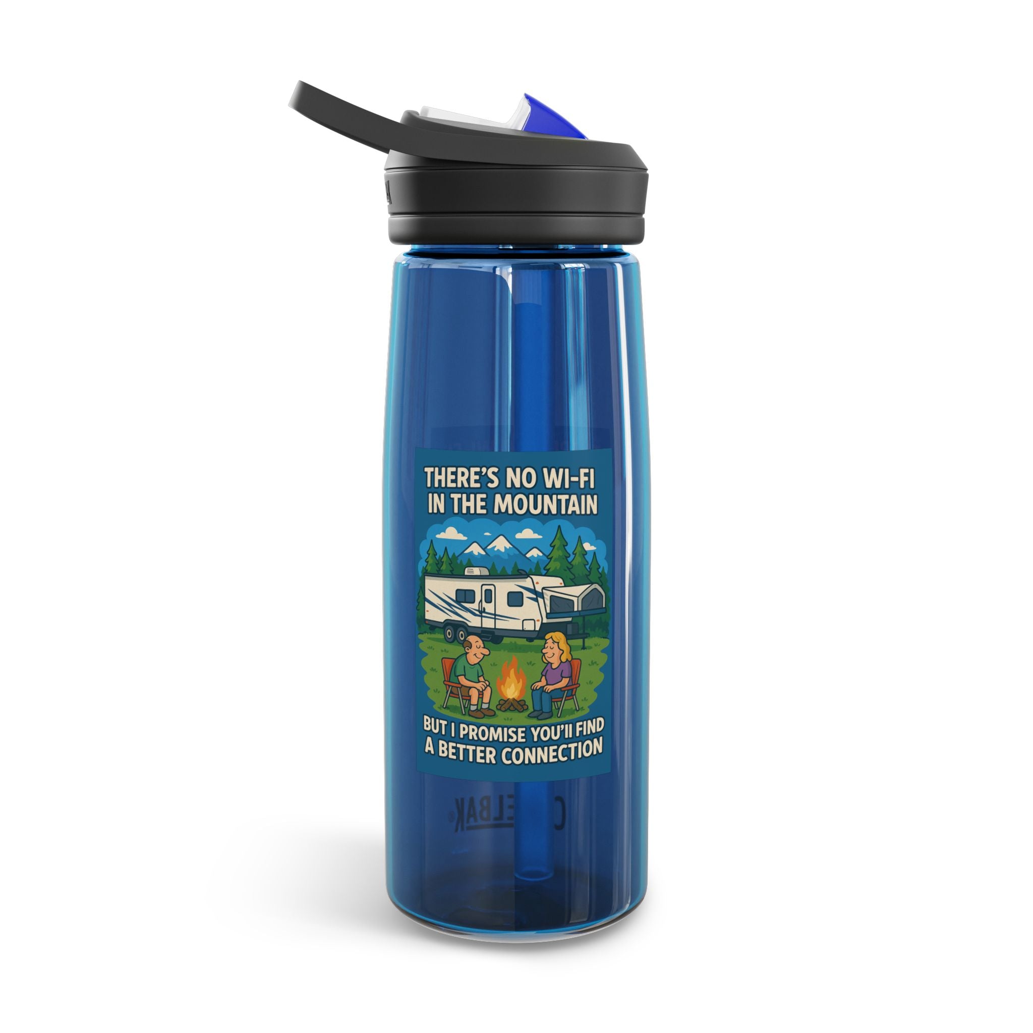 Adventure Water Bottle, Hiking Hydration, Camping Gear, Outdoors Travel, Nature Lover Gift, Unique Camp Mug