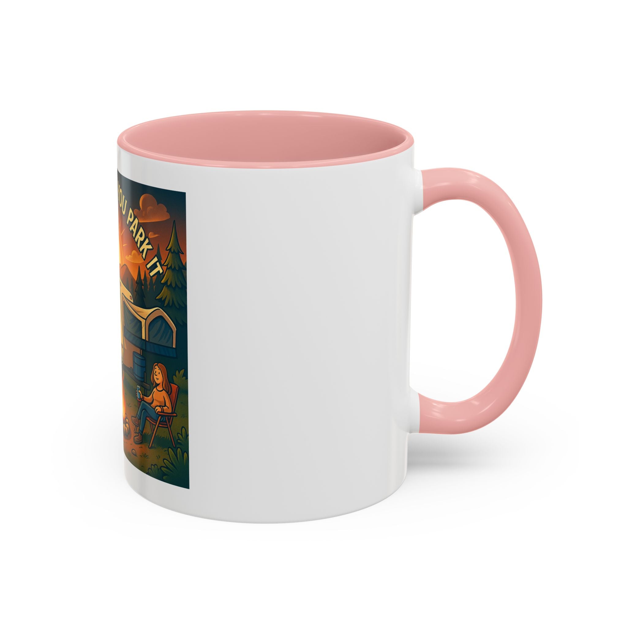Camping Coffee Mug, Home is Where You Park It, RV Life Mug, Adventure Gift, Outdoor Enthusiast Drinkware