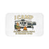 Funny Camping Bath Mat - "I Camp Because Punching People is Frowned Upon"