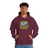 Campfire Adventure Hoodie with Retro Design, Cozy Gift for Outdoor Lovers, Perfect for Camping, Road Trips, and Casual Wear