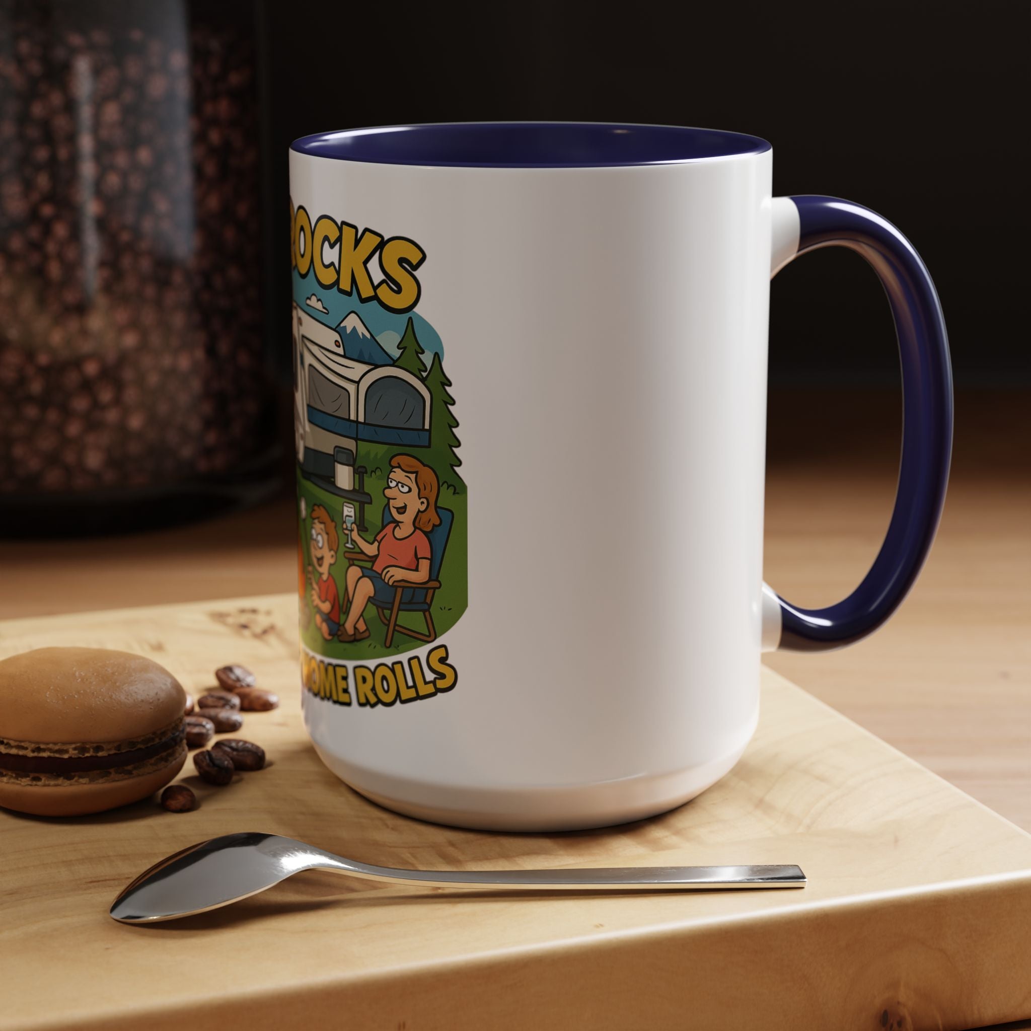 Camping Life Coffee Mug - Adventure Lover Gift, RV Travel Mug, Cozy Campfire Vibes, Perfect for Outdoor Enthusiasts, Gift for Dad