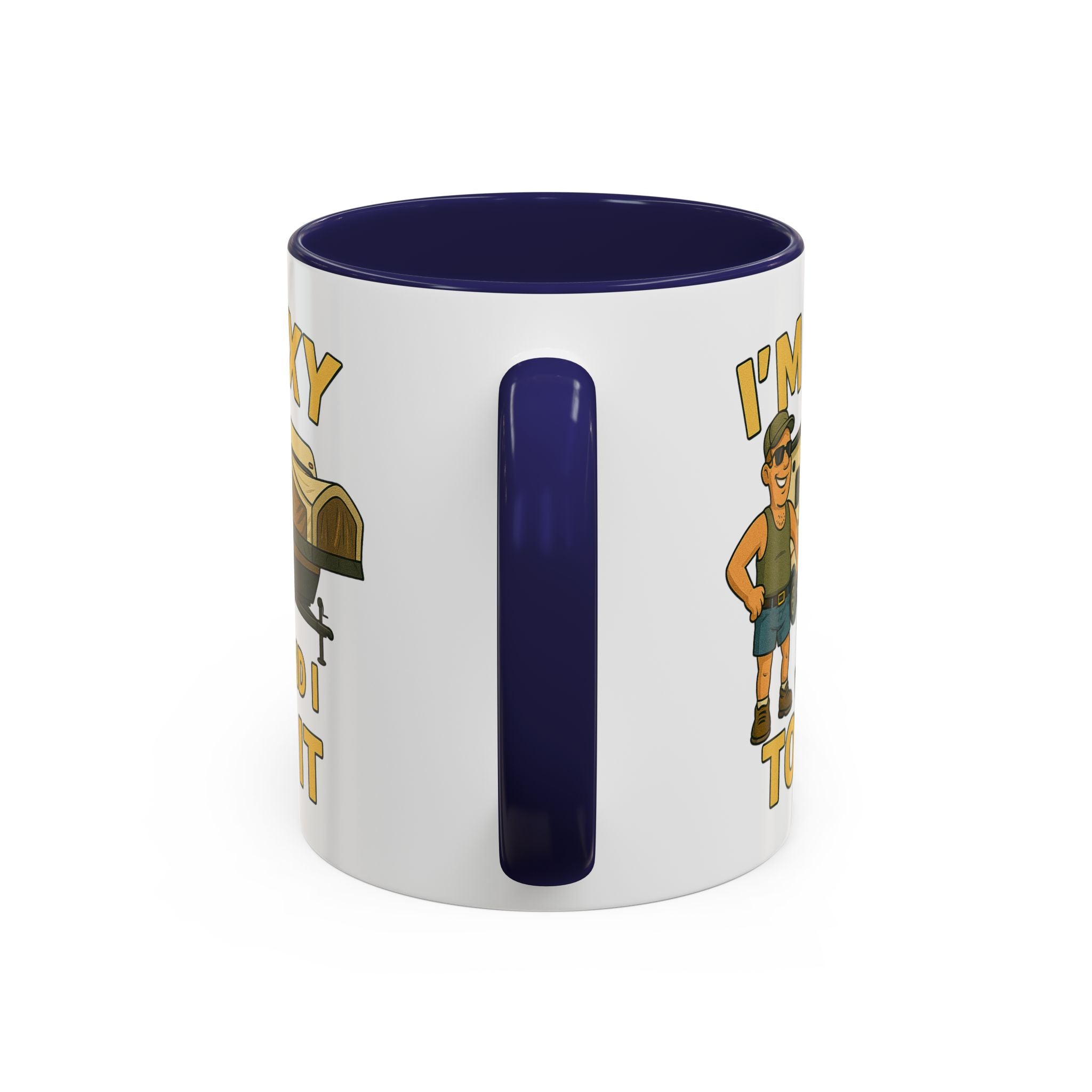 Playful Camping Mug, Funny Coffee Cup, Camper Gift, RV Lover's Accessory, Outdoor Adventure Mug