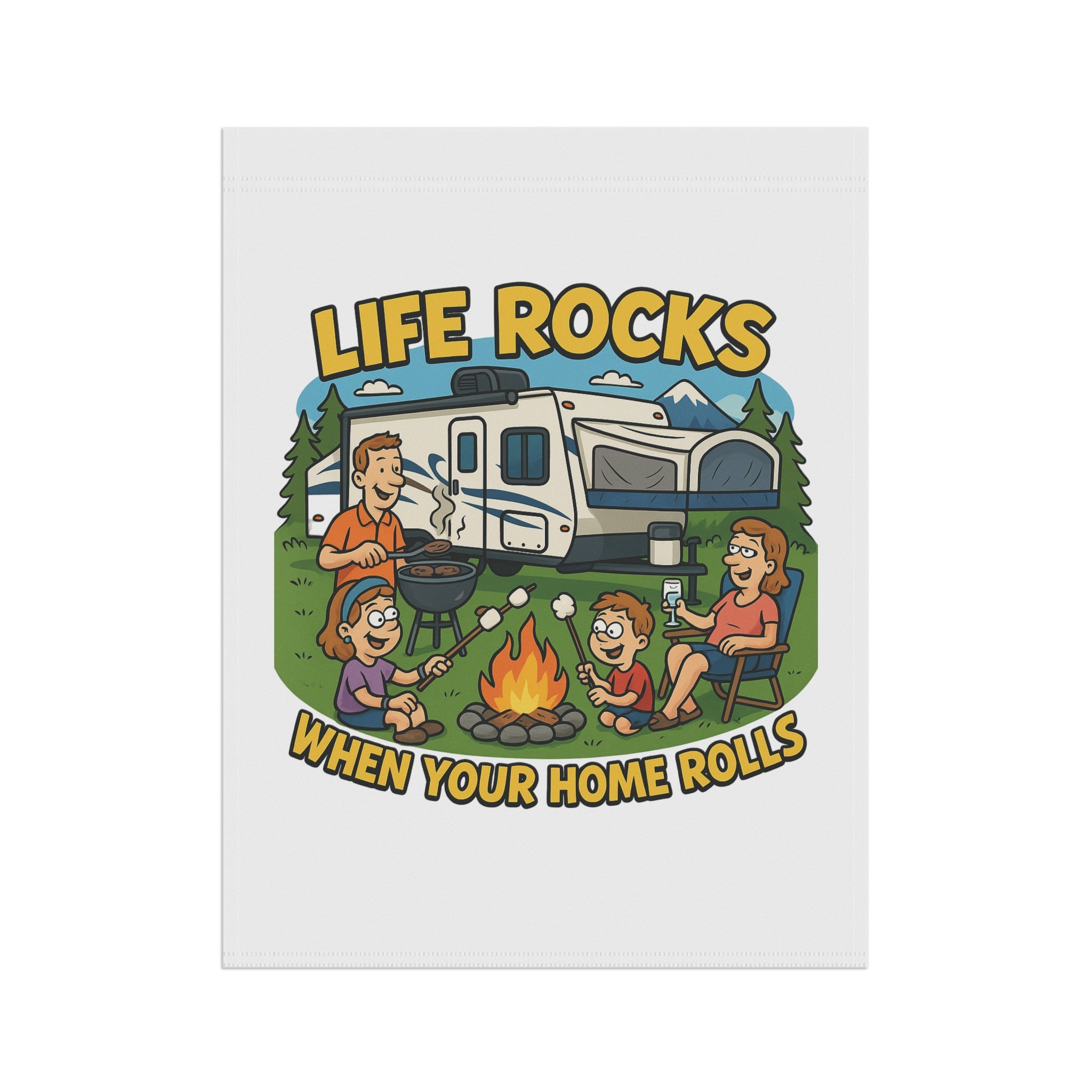 RV Life Garden Banner | Outdoor Decor, Camping Sign, Home Sweet Home, Garden Flag, Travel Enthusiast Gift