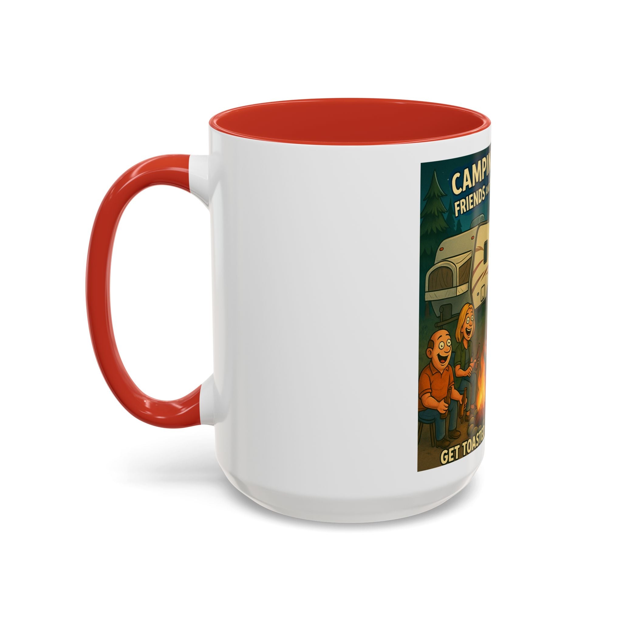 Camping Adventure Coffee Mug, Funny Mug for Campers, Get Toasted at the Same Time, Outdoor Gift, Nature Lover, Camping Decor