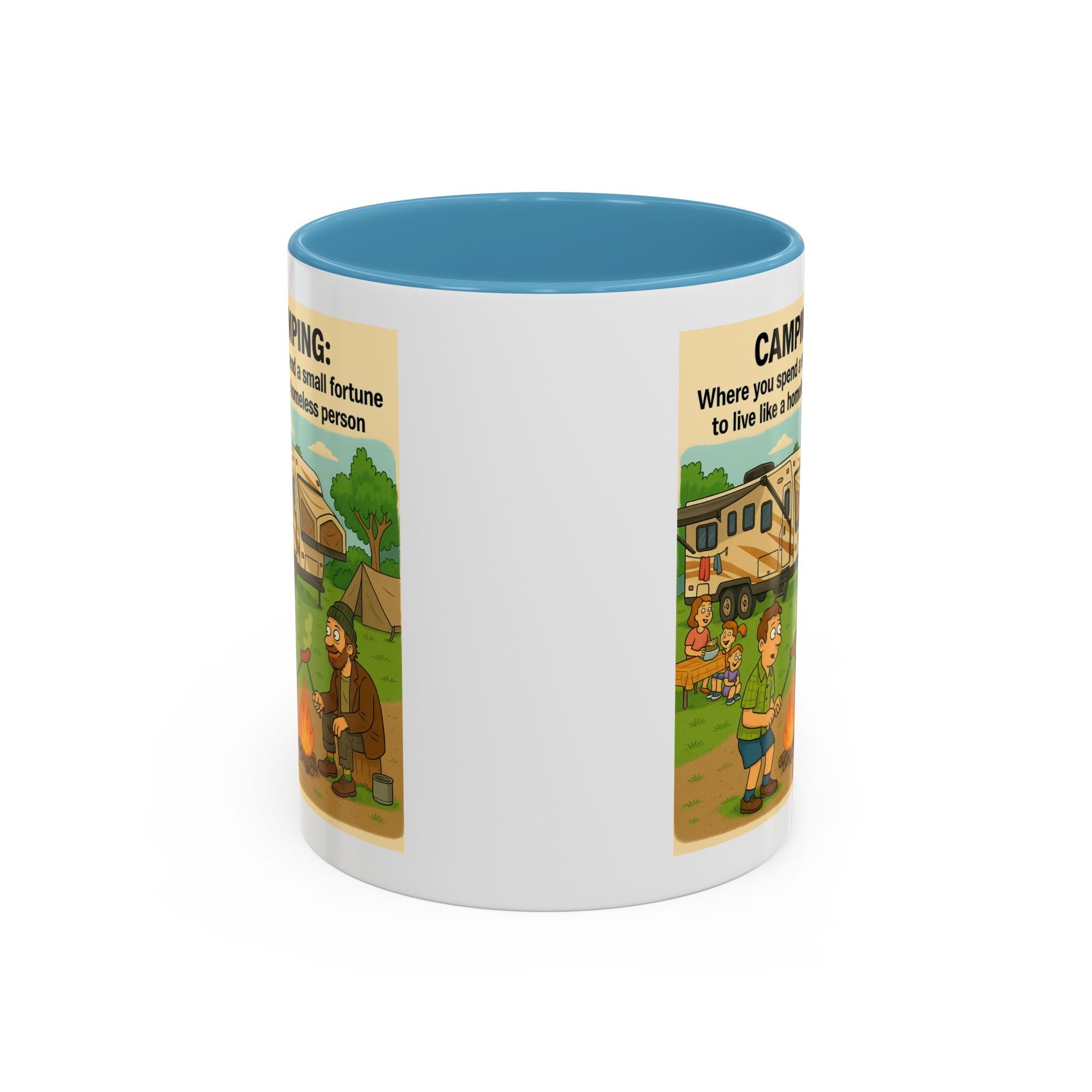 Camping Humor Coffee Mug, Hilarious Campfire Gift, Funny Mug for Outdoors Lovers, Adventure Lover's Coffee Cup, Unique Camping Present