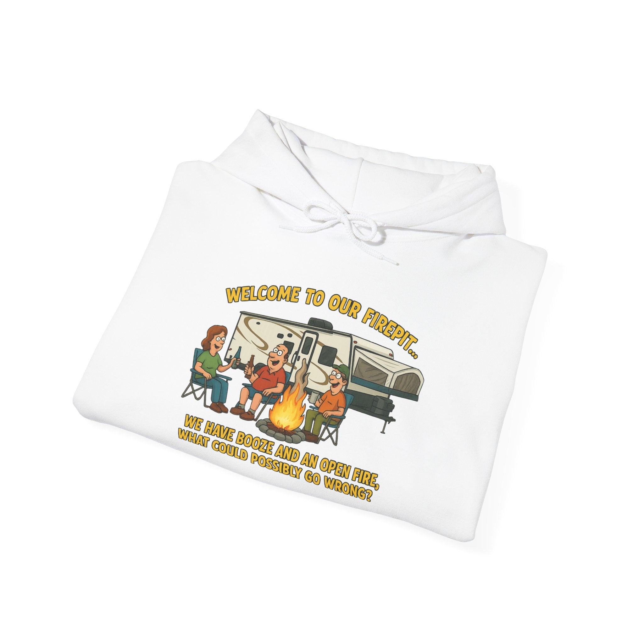 Cozy Campfire Sweatshirt | Unisex Hoodie for Outdoor Lovers, Camping Gear, Warmth for Fall, Great Gift for Nature Enthusiasts