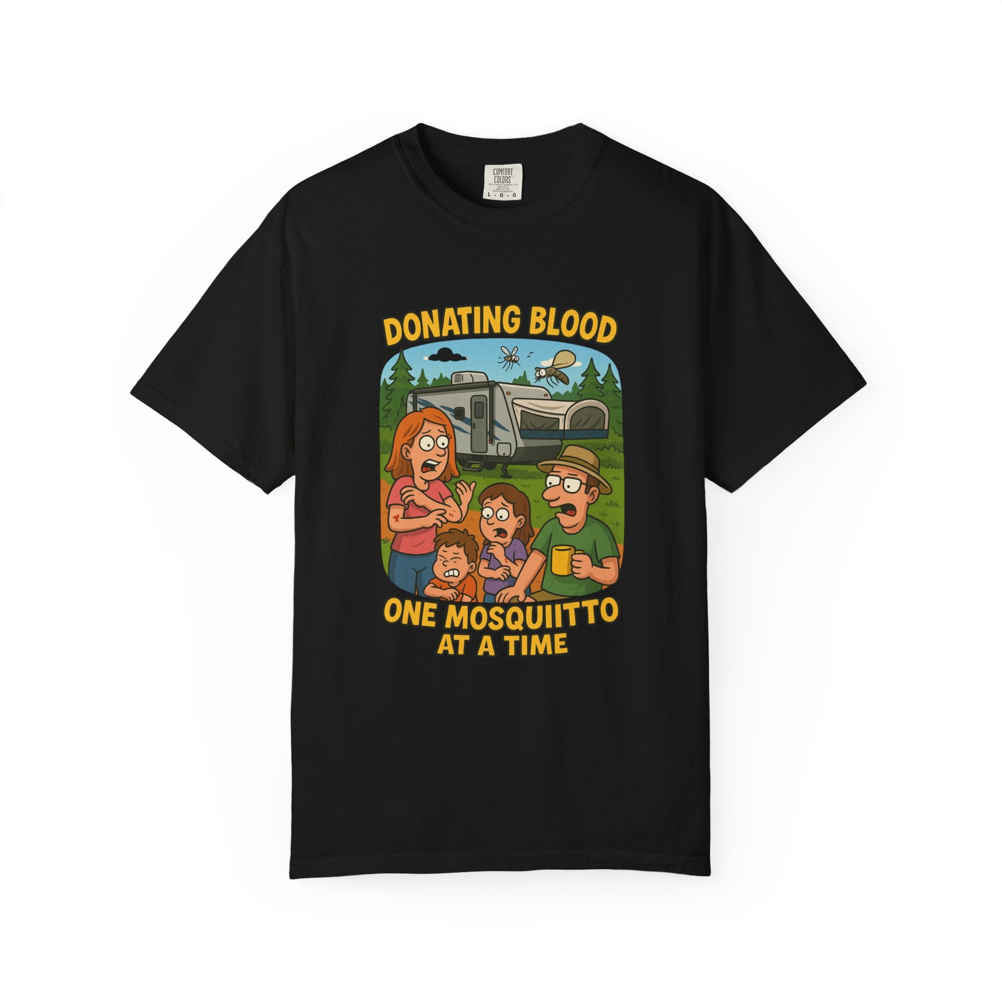 Playful Donation Humor Tee for Blood Donors, Perfect for Fundraisers, Special Events, Gifts, and Everyday Wear
