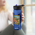 Fun Cartoon Water Bottle, Quirky Drinkware, Motivational Hydration, Eco-Friendly Gift, Ideal for Campers, Perfect for Summer, Donation Theme