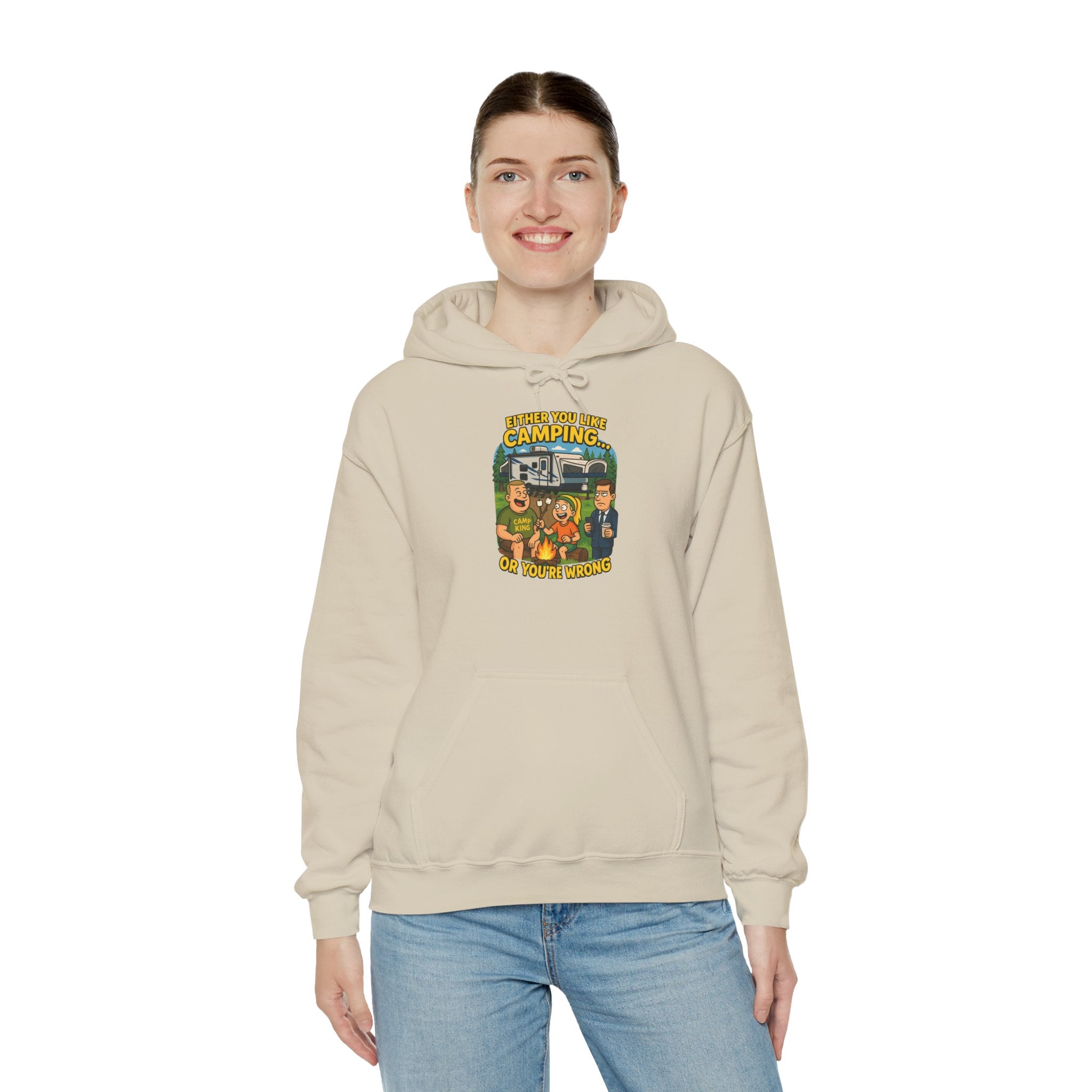 Camping Adventure Unisex Heavy Blend™ Hooded Sweatshirt