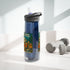 Camping Themed Water Bottle - Perfect for Outdoor Adventures, Hydration on the Go, Great for Gifts, Eco-Friendly Sipper