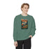 Cozy Unisex Garment-Dyed Sweatshirt with Retro Design, Perfect for Relaxing, Gift for Friends, Casual Wear, Fall Fashion, Warm Layer