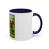 High Class Trailer Trash Coffee Mug - Fun Campfire Ceramic Tea Cup