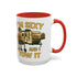 Playful Camping Mug, Funny Coffee Cup, Camper Gift, RV Lover's Accessory, Outdoor Adventure Mug