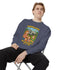 Unisex Garment-Dyed Sweatshirt - Donating Blood One Mosquito at a Time