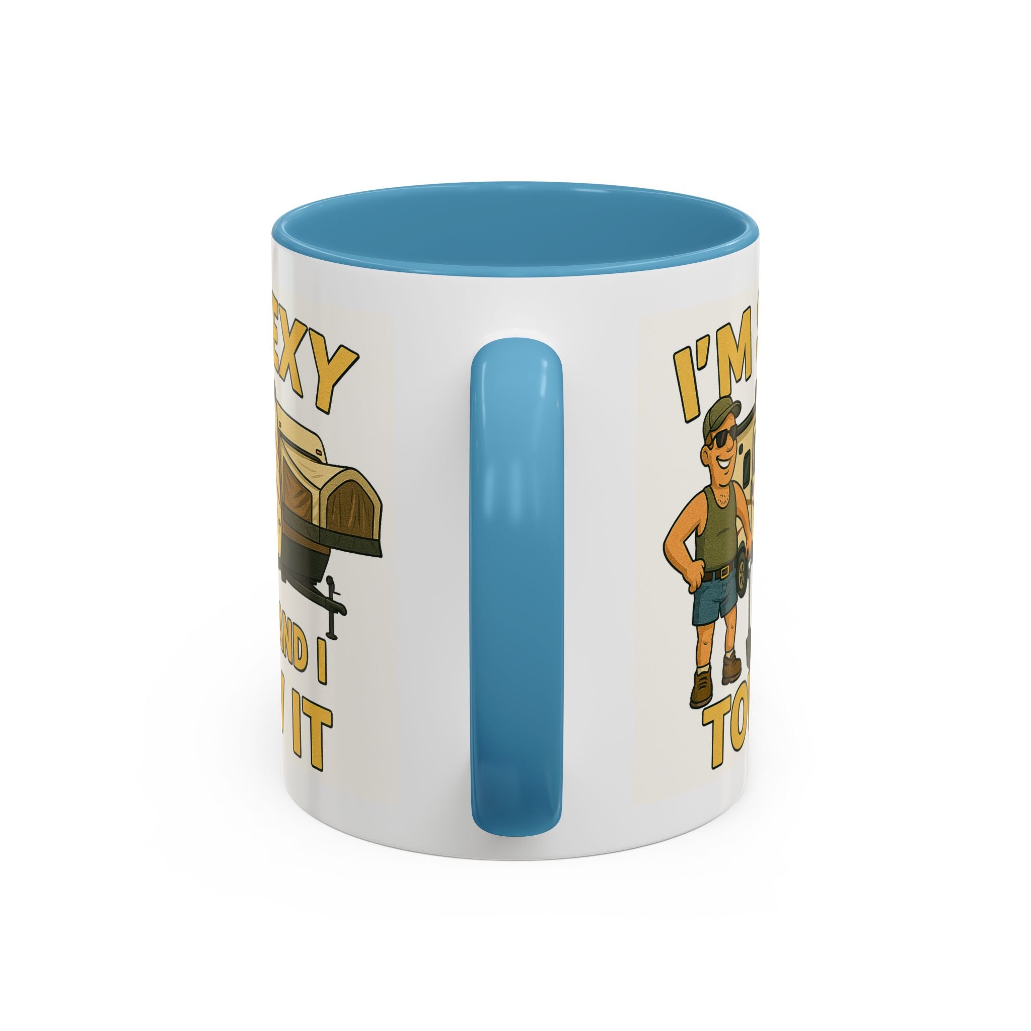 I'm sexy and I tow it - Hybrid Camping Coffee Mug (11, 15oz)