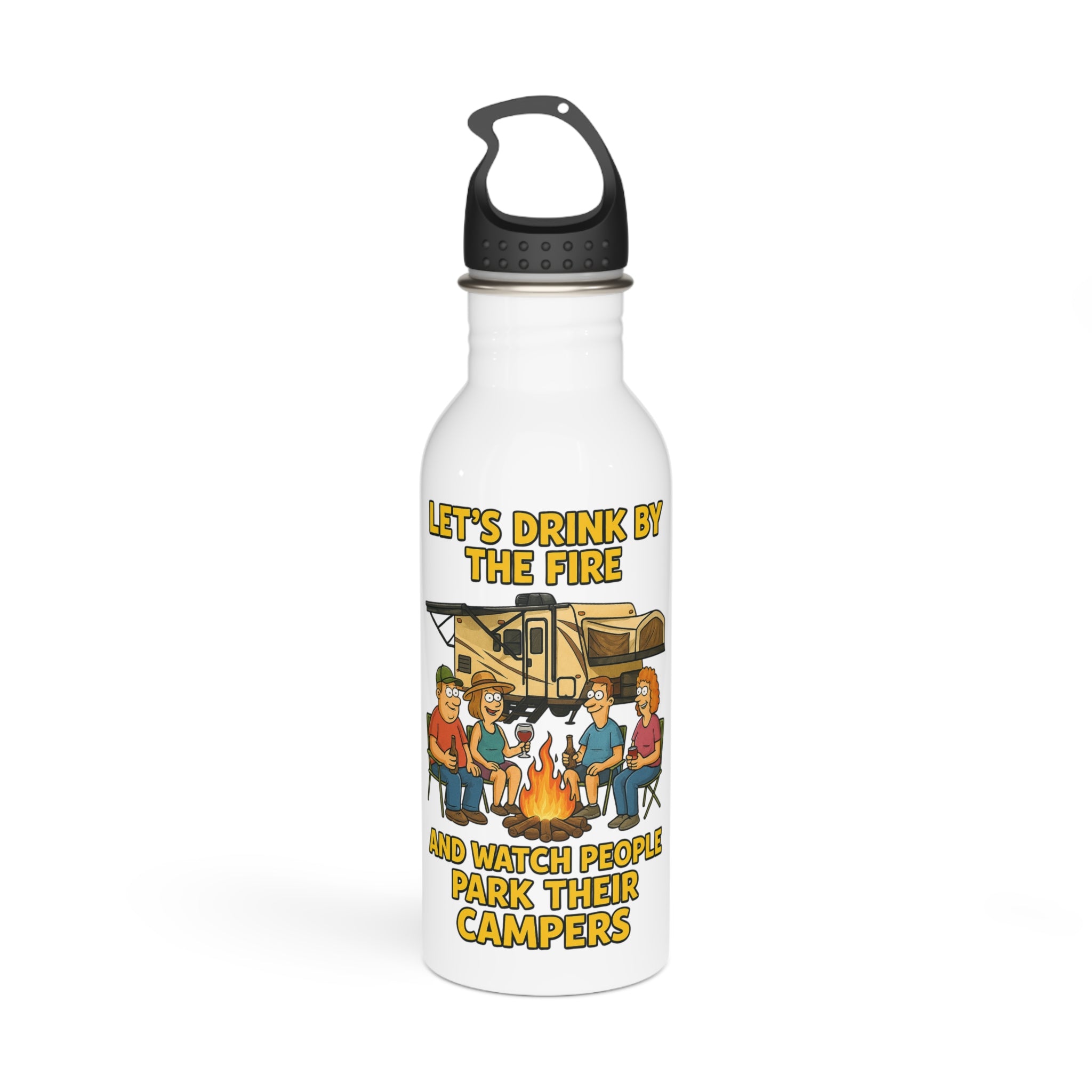 Stainless Steel Water Bottle with Funny Camping Quote, Outdoor Adventure Gear, Eco-Friendly Hydration, Perfect Gift for Campers, [...]
