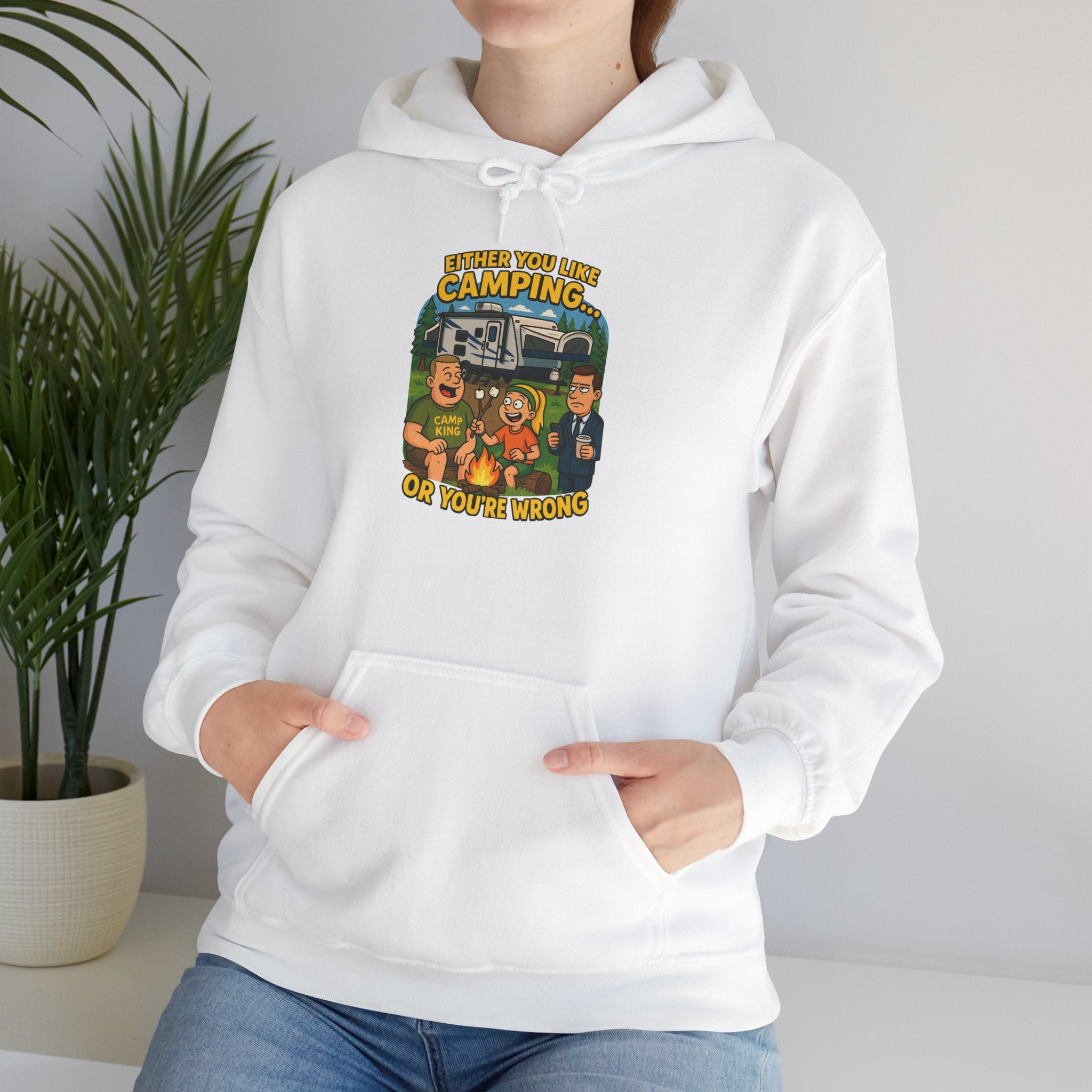 Camping Adventure Unisex Heavy Blend™ Hooded Sweatshirt