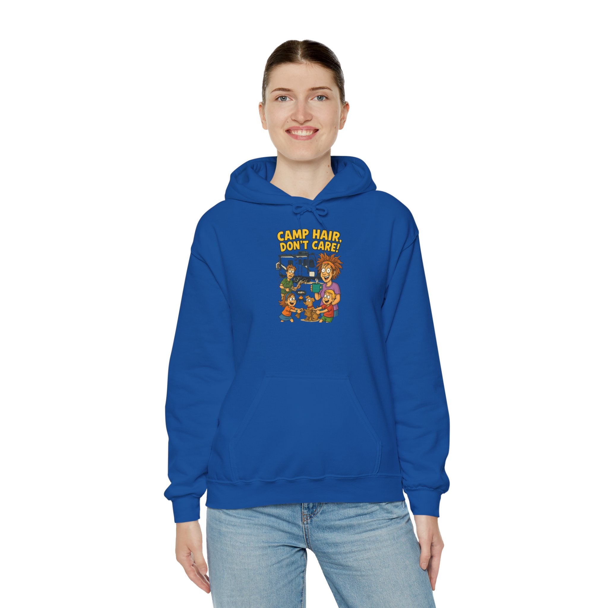 Camp Vibes Unisex Hooded Sweatshirt - Cozy, Funny Gift, Summer Nights, Outdoor Adventure, Camping Apparel