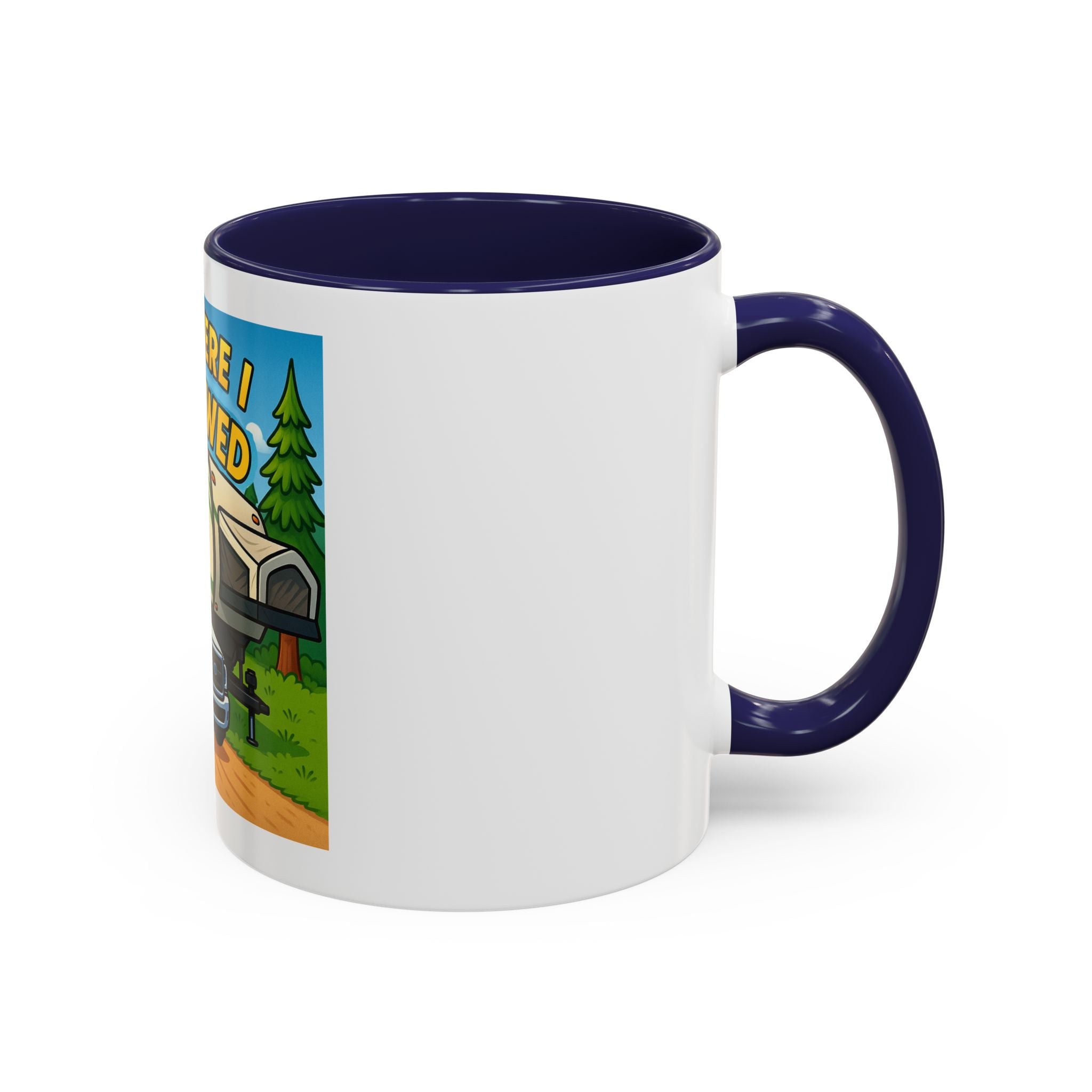 Adventure Camping Coffee Mug, RV Lover Gift, Hiking Mug, Travel Enthusiast Ceramic Cup, Nature Lover Drinkware