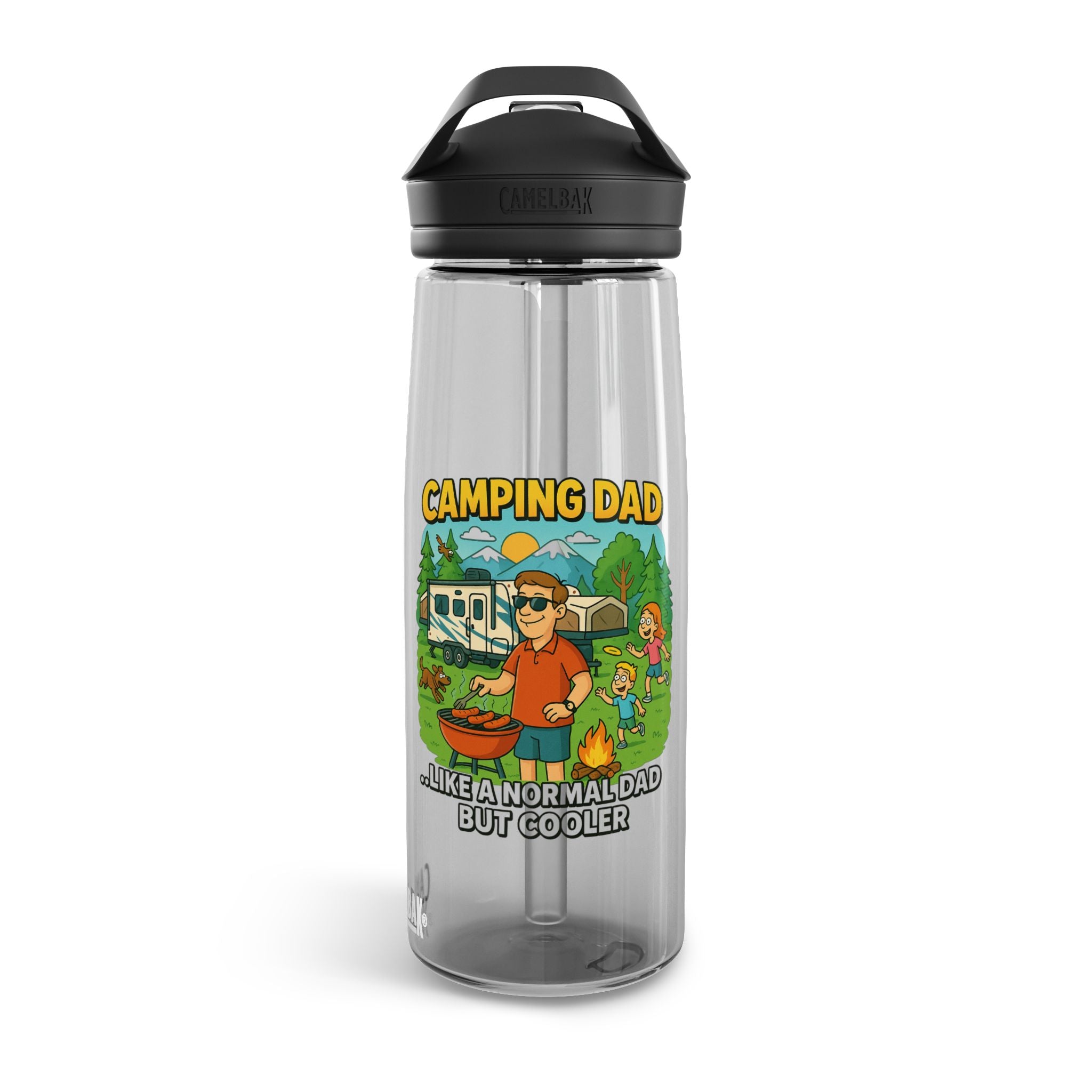 Camping Dad Water Bottle - Eddy® 20oz/25oz