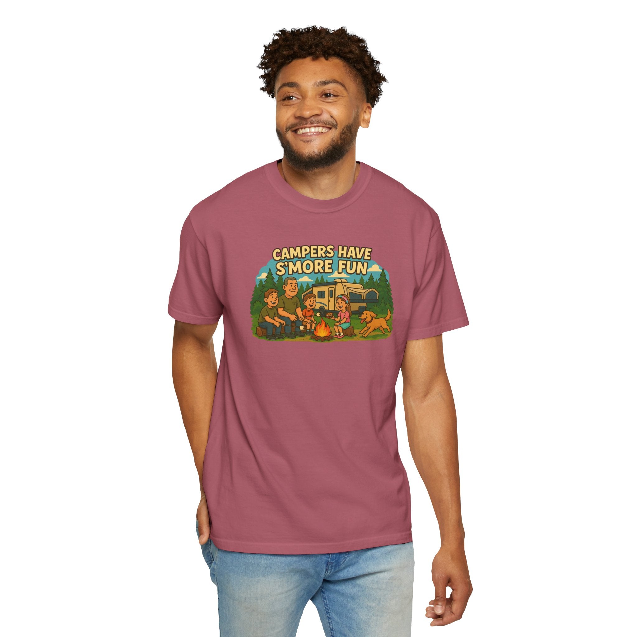 Camping T-Shirt for Outdoor Lovers, Perfect Gift for Campers, Adventure Tee, Vacation Shirt, Summer Fun Merchandise