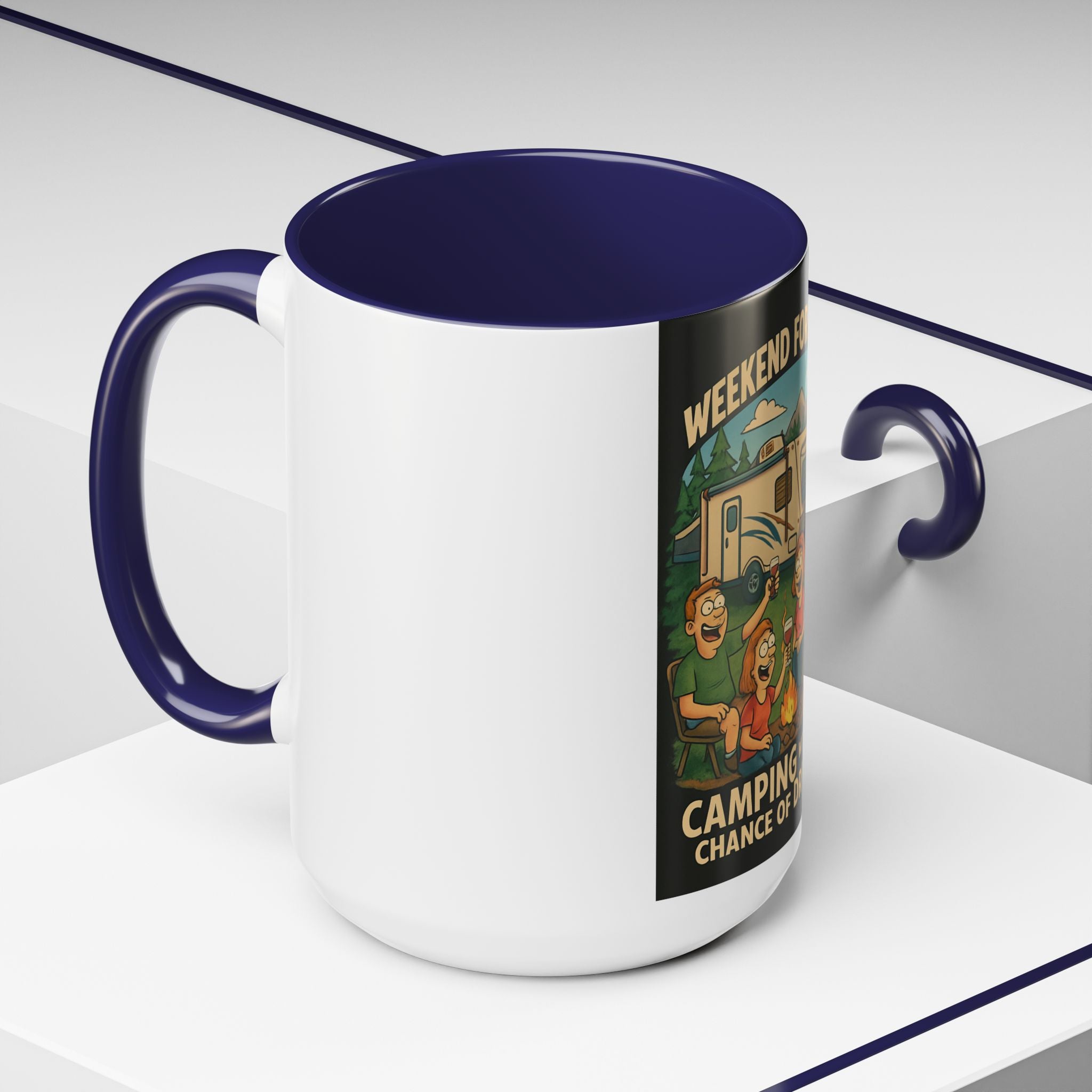 Camping Forecast Coffee Mug | Outdoor Adventure Gift | Funny Camper Mug | Gift for Campers | Camping Enthusiast Decor