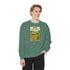 Camping Adventure Sweatshirt, Unisex Garment-DyedPullover, Cozy Casual Wear, Outdoor Enthusiast Gift, Camping Trip Apparel