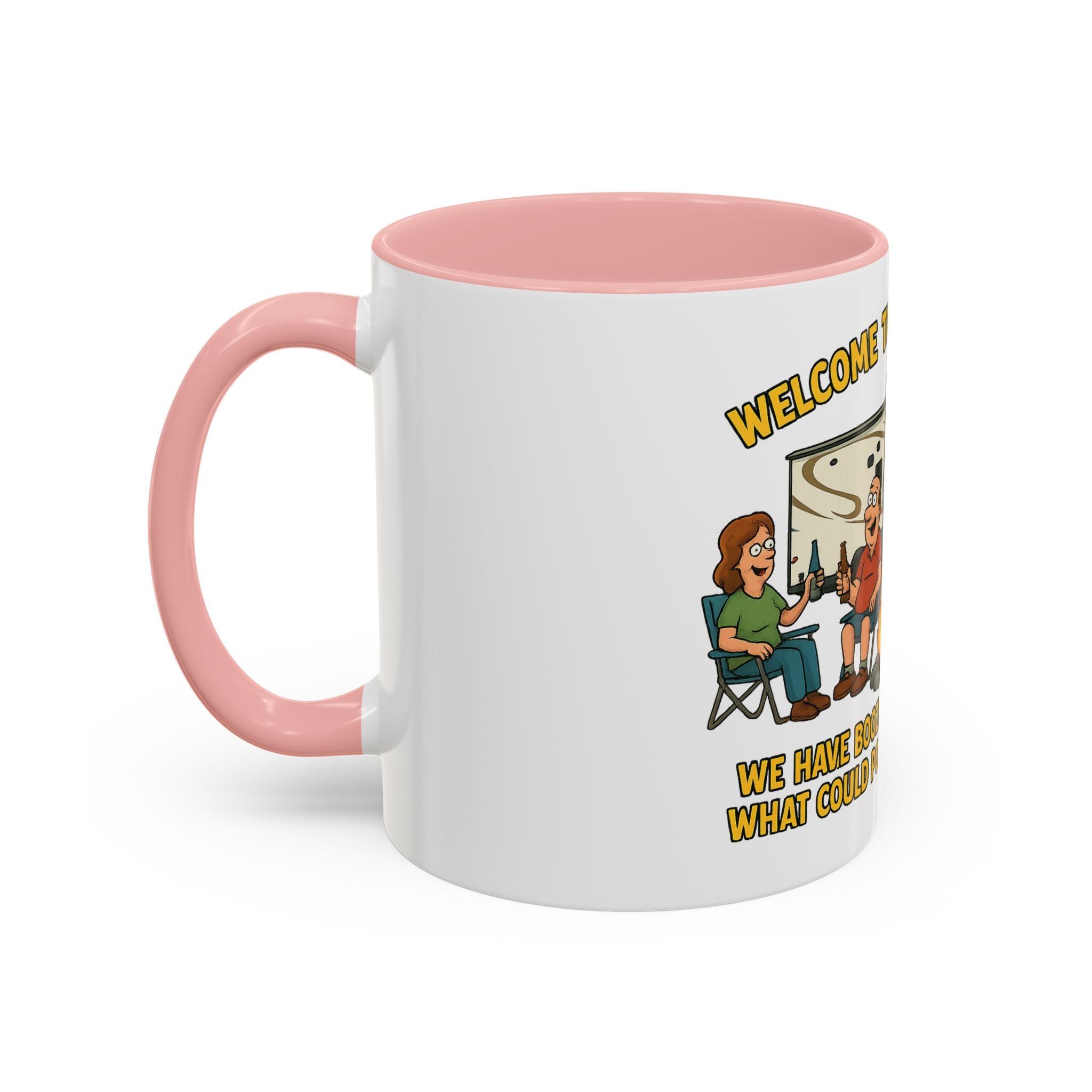 Cozy Firepit Mug | Ideal for Camping Lovers, Humorous Coffee Gifts, Outdoor Gatherings, Funny Kitchen Decor, Welcome Party Accessories