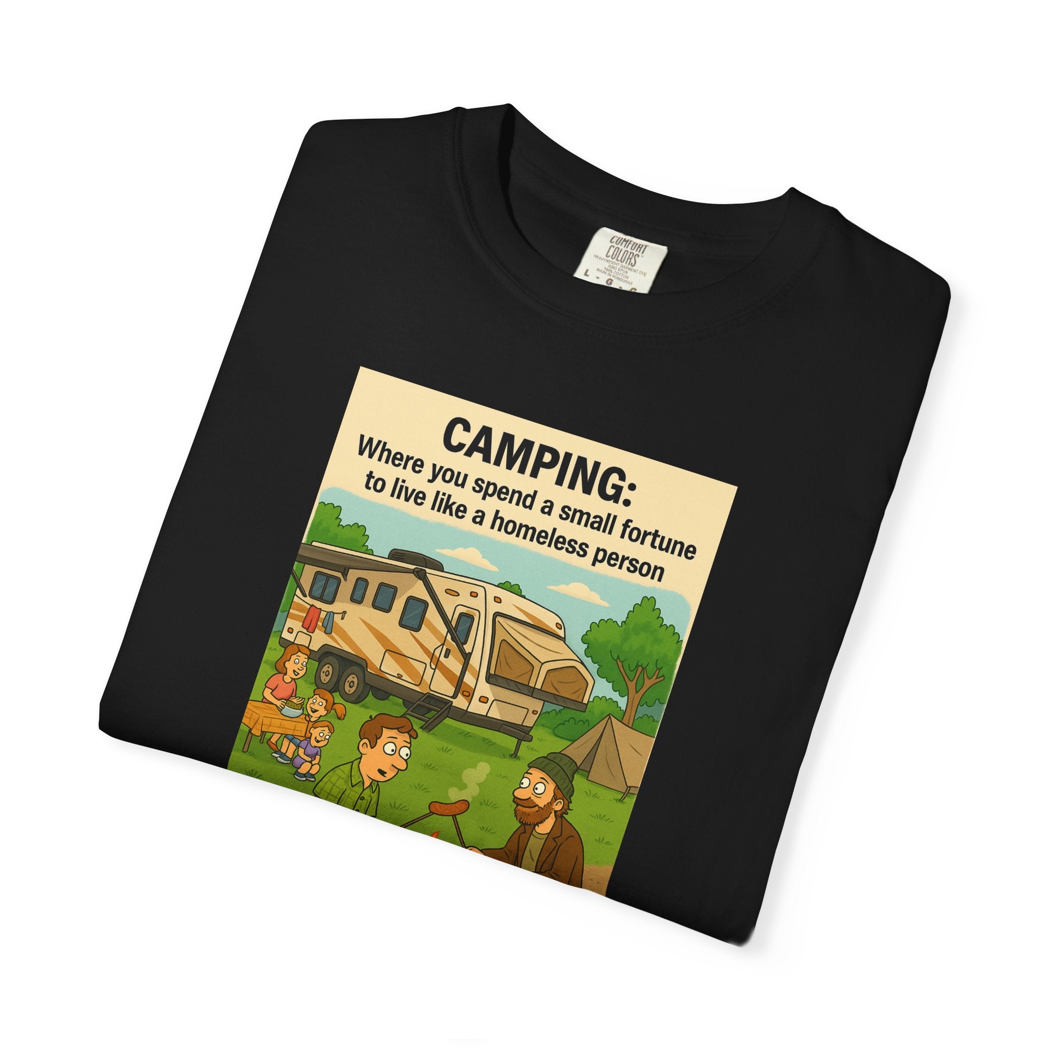 Camping Humor T-Shirt, Unisex Graphic Tee, Adventure Gift, Outdoor Lover Apparel, Funny Camping Shirt
