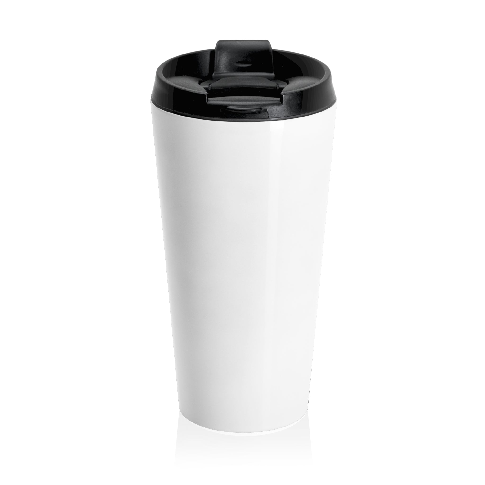 Stainless Steel Travel Mug - Camping is where friends and marshmallows get toasted at the same time