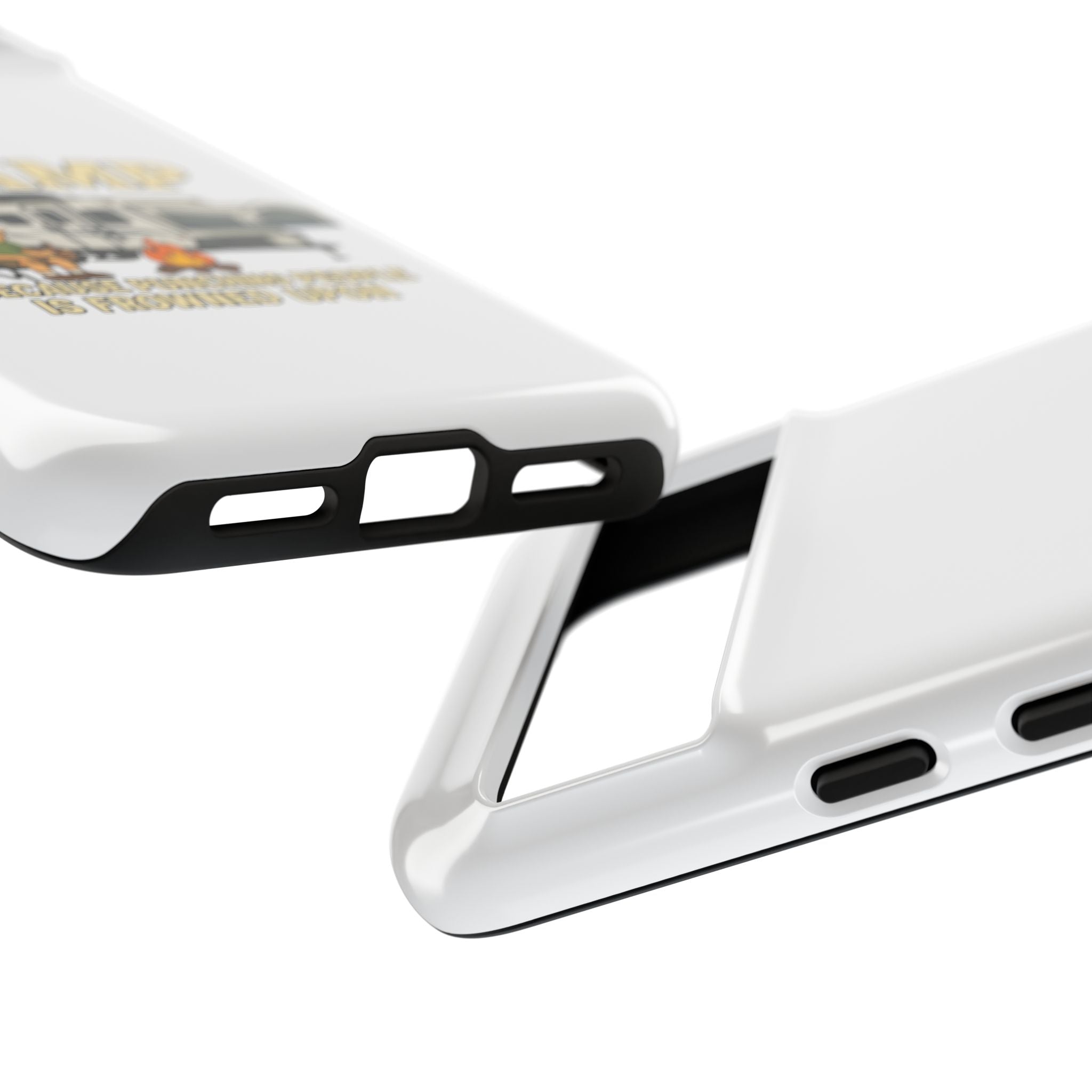 Camping Phone Case - I Camp Because Punching People is Frowned Upon