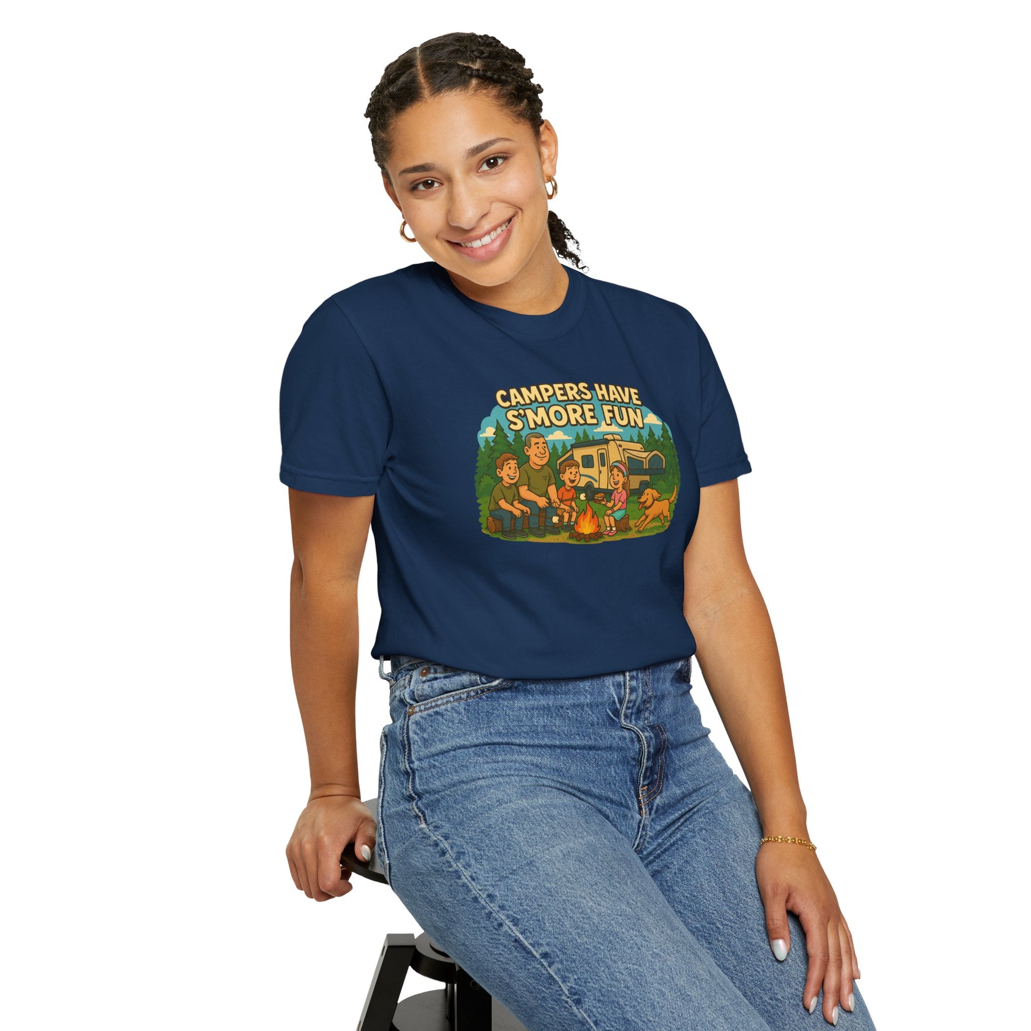 Camping T-Shirt for Outdoor Lovers, Perfect Gift for Campers, Adventure Tee, Vacation Shirt, Summer Fun Merchandise