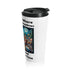 Stainless Steel Travel Mug - Camping is where friends and marshmallows get toasted at the same time